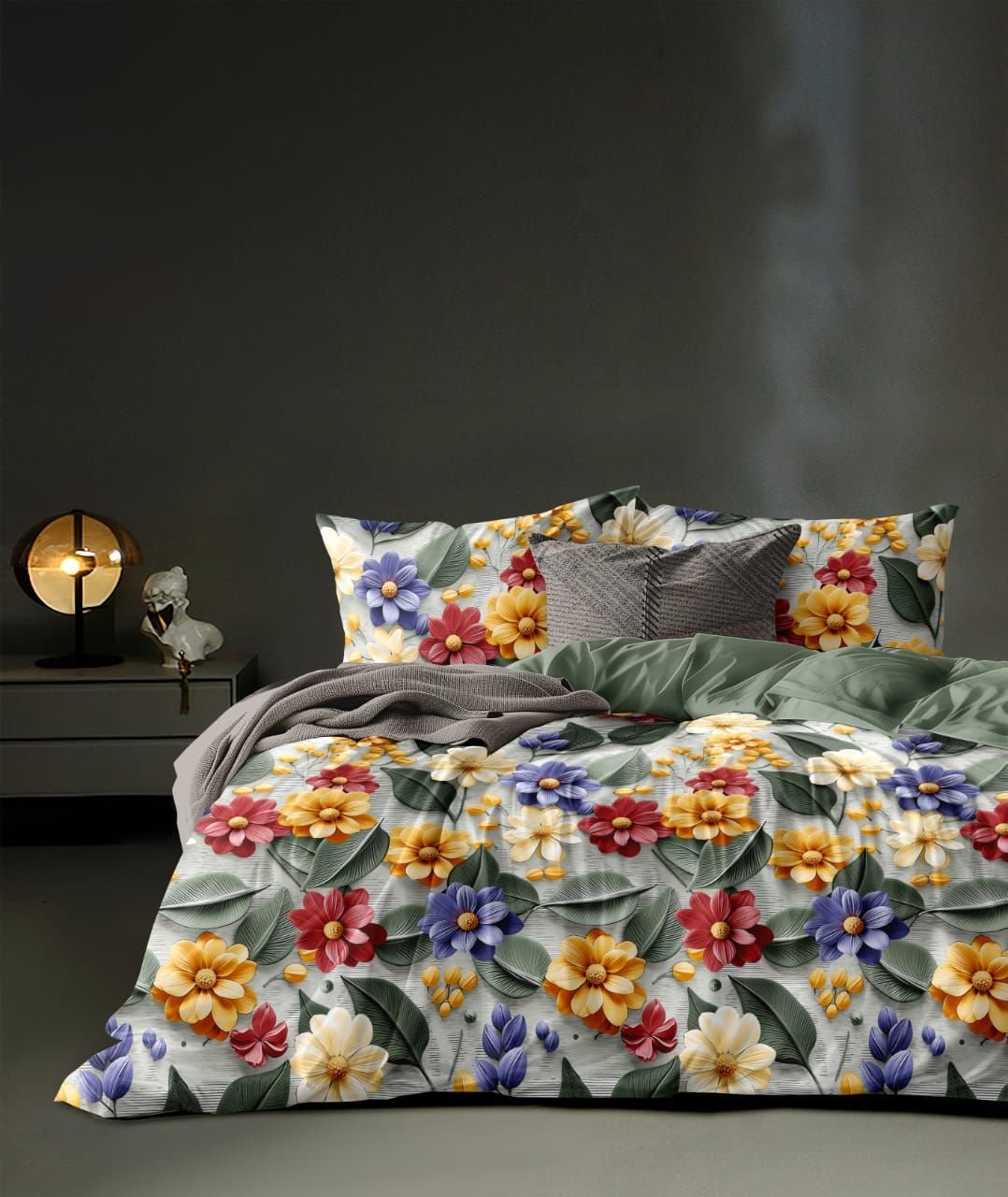 7d bedsheet with 2 pillow cover (copy)