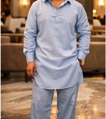 pro axis kurta pajama light blue