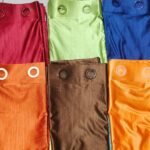 long crush plain curtains