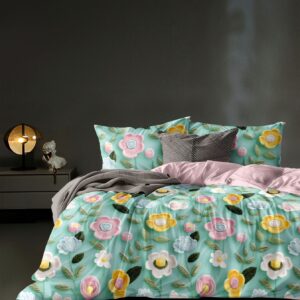 7d bedsheet with 2 pillow cover (copy)