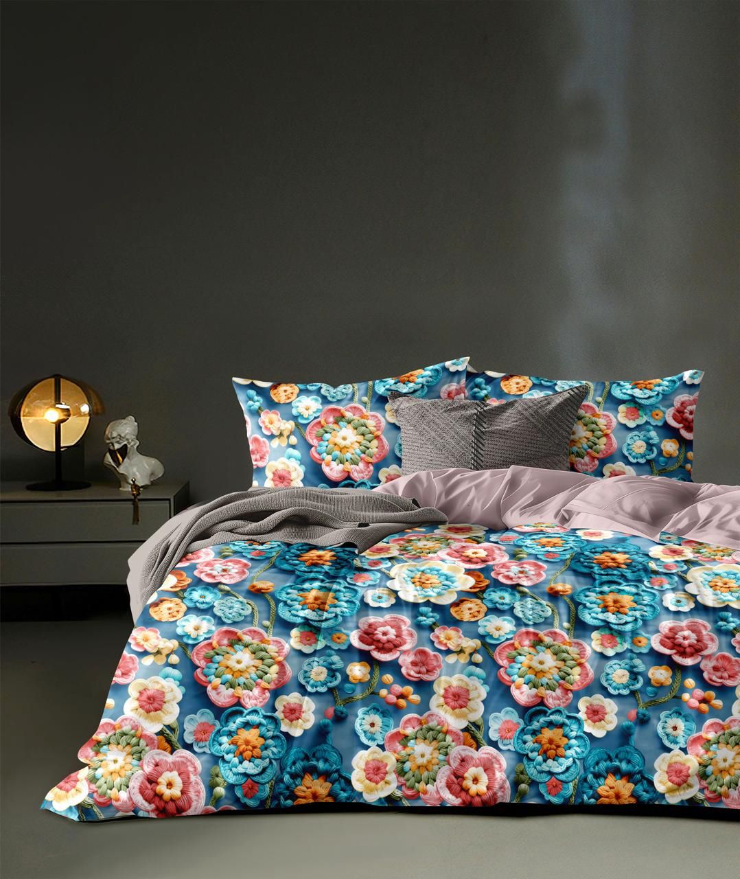 7d bedsheet with 2 pillow cover (copy)