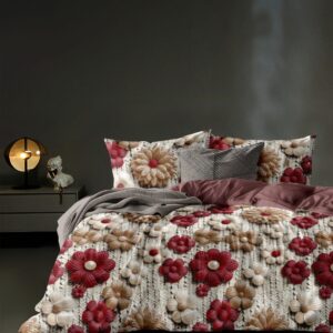 7d bedsheet with 2 pillow cover