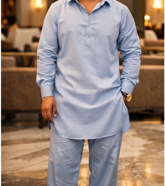 pro axis kurta pajama light blue